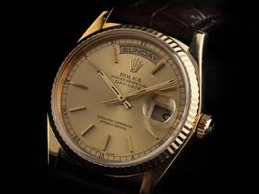 Thumbnail von Rolex Day-Date 36 Ref.18238 Bj.1991 Box&Beschreibung original Vintage Unpoliert Day-Date 18kt Gelbgold