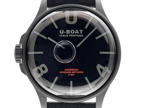  U-Boat Darkmoon BK schwarz PVD Ref.9545 Full Set Neu Darkmoon 