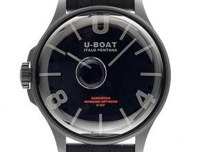  U-Boat Darkmoon BK schwarz PVD Ref.9545 Full Set Neu Darkmoon 