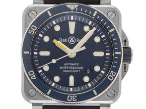  Bell & Ross BR 03-92 Steel Diver Blue Steel Ref.BR0392-D-BU-ST/SRB 2024 Full Set wie Neu Vintage BR 03-92 Diver Blue Steel 