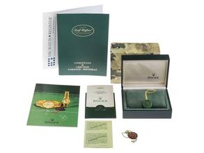 Thumbnail von Rolex Datejust 31 Jubileé Diamanten Ref.68273 1986 Full Set Original Vintage Unpoliert Datejust Medium Jubilée Diamanten open 6/9