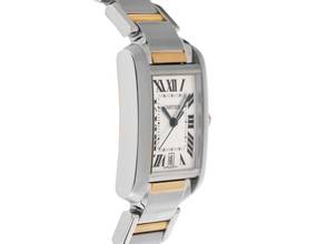 Thumbnail von Cartier Tank Française Two Tone GM großes Modell Ref.2302 Bj.1998 Full Set sehr gut Vintage Tank Francaise Two Tone GM großes Modell