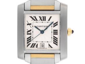  Cartier Tank Française Two Tone GM großes Modell Ref.2302 Bj.1998 Full Set sehr gut Vintage Tank Francaise Two Tone GM großes Modell 