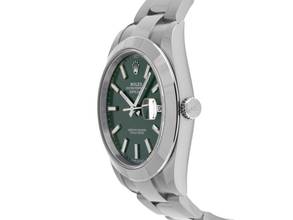 Thumbnail von Rolex Datejust 41 Ref.126300 2025 Full Set Ungetragen Datejust Stahl Green Dial Oyster