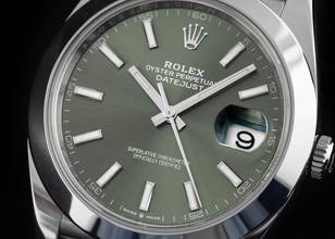 Thumbnail von Rolex Datejust 41 Ref.126300 2025 Full Set Ungetragen Datejust Stahl Green Dial Oyster
