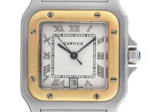  Cartier Santos Galbée GM Ref.187901 Bj.1995 Full Set sehr gut Vintage Santos GM großes Modell 