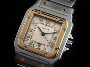 Thumbnail von Cartier Santos Galbée GM Ref.187901 Bj.1995 Full Set sehr gut Vintage Santos GM großes Modell