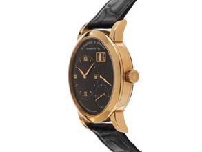 Thumbnail von A. Lange & Söhne Lange 1 Ref.101.031 Bj.1998 Full Set original Vintage Unpoliert Lange 1 18kt Roségold