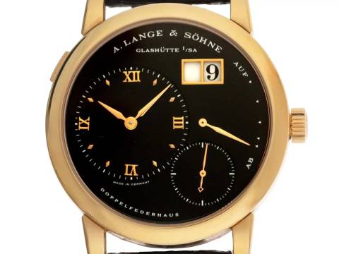  A. Lange & Söhne Lange 1 Ref.101.031 Bj.1998 Full Set original Vintage Unpoliert Lange 1 18kt Roségold 
