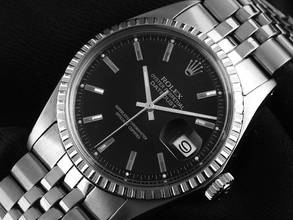 Thumbnail von Rolex Datejust 36 Ref.16030 Bj.1968 Box&Beschreibung sehr gut Vintage Datejust Stahl open 6/9 Jubilé