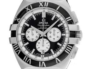  Omega Constellation Double Eagle Chronograph Ref.1819.51.91 Bj.2007 Full Set original Unpoliert Vintage Constellation Double Eagle Chronograph Kautschuk Faltschließe 