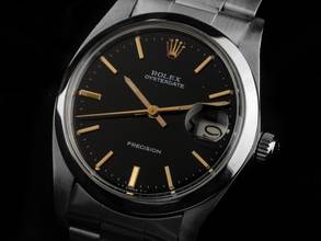 Thumbnail von Rolex Oysterdate Precision Ref.6694 Bj.1984 original Box sehr gut Vintage Oysterdate Precision open 6/9