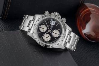 Thumbnail von Tudor Prince Date Chronograph Black Dial Stahl Automatik Herrenuhr Ref. 79280