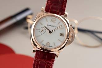  Panerai Luminor 18k (0,750) Gold Automatik MOP Ref. PAM01280 Box & Papiere 2022 