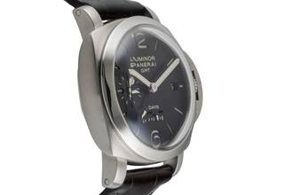 Thumbnail von Panerai Luminor 1950 8 Days GMT Stahl Handaufzug Herrenuhr Ref. PAM00233 Box & Papiere 2014