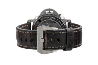 Thumbnail von Panerai Luminor 1950 8 Days GMT Stahl Handaufzug Herrenuhr Ref. PAM00233 Box & Papiere 2014