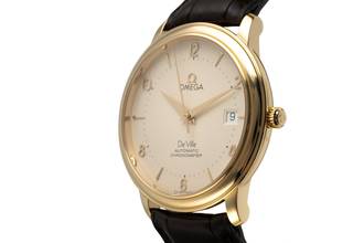 Thumbnail von Omega De Ville 18K (0,750) Gold Automatik Herrenuhr Ref. 4612.30.02 B&P 2006