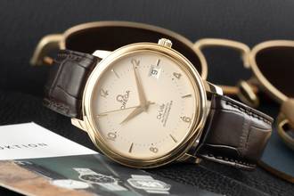 Thumbnail von Omega De Ville 18K (0,750) Gold Automatik Herrenuhr Ref. 4612.30.02 B&P 2006