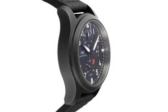 Thumbnail von IWC Fliegeruhr Chronograph Top Gun Pilot Chronograph Top Gun Keramik Automatik Herrenuhr Ref. IW388001 B&P