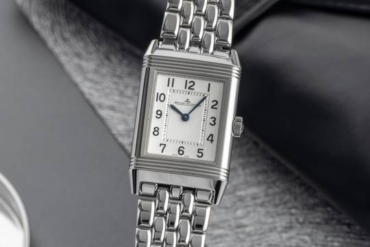  Jaeger-LeCoultre Reverso Stahl Quarz Damenuhr Ref. Q2518140 222.8.47 B&P 2019 