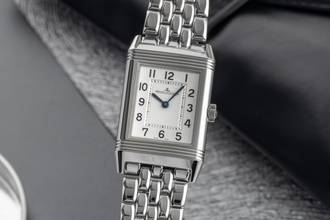  Jaeger-LeCoultre Reverso Stahl Quarz Damenuhr Ref. Q2518140 222.8.47 B&P 2019 
