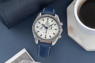 Thumbnail von Omega Speedmaster Broad Arrow Chronograph Stahl Automatik Herrenuhr Ref. 3851.20.00