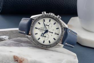 Thumbnail von Omega Speedmaster Broad Arrow Chronograph Stahl Automatik Herrenuhr Ref. 3851.20.00