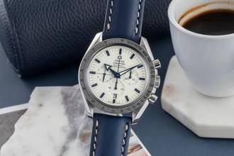  Omega Speedmaster Broad Arrow Chronograph Stahl Automatik Herrenuhr Ref. 3851.20.00 