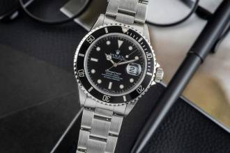  Rolex Submariner Date 1000ft Oyster Edelstahl Automatik Ref. 16610 W-Serie 