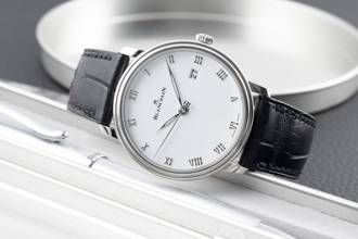 Thumbnail von Blancpain Villeret Ultraflach Stahl Automatik Herren Ref. 6224 1127 55B B&P 2025