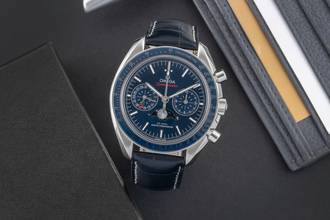 Thumbnail von Omega Speedmaster Moonphase Mondphase Chronograph Co-Axial 304.33.44.52.03.001 B&P