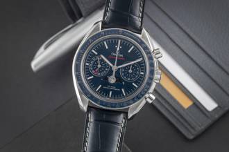  Omega Speedmaster Moonphase Mondphase Chronograph Co-Axial 304.33.44.52.03.001 B&P 