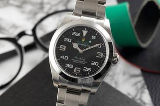  Rolex Air King Automatik Stahl Herrenuhr Oyster Perpetual Ref. 116900 B&P 2021 