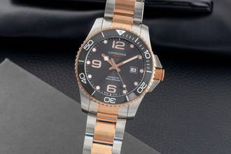  Longines HydroConquest Stahl Automatik Herrenuhr Ref. L3.782.3.78.7 B&P 2022 