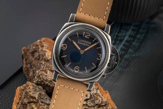  Panerai Luminor Venticinque Limited Edition Stahl Handaufzug Ref. PAM02025 B&P 