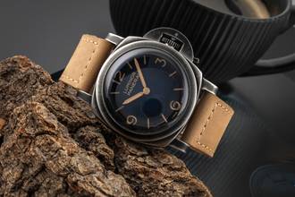 Thumbnail von Panerai Luminor Venticinque Limited Edition Stahl Handaufzug Ref. PAM02025 B&P