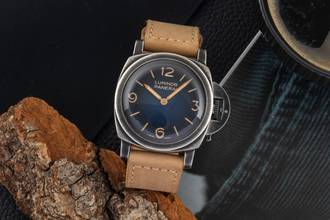 Thumbnail von Panerai Luminor Venticinque Limited Edition Stahl Handaufzug Ref. PAM02025 B&P