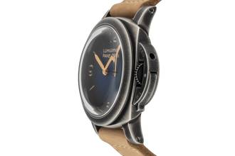 Thumbnail von Panerai Luminor Venticinque Limited Edition Stahl Handaufzug Ref. PAM02025 B&P
