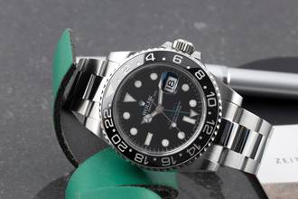 Thumbnail von Rolex GMT-Master II Oyster Edelstahl Automatik Herrenuhr Ref. 116710LN M-Serie