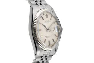 Thumbnail von Rolex Datejust 36 Silver Linen Sigma Dial Stahl / Weissgold Automatik Ref. 1603