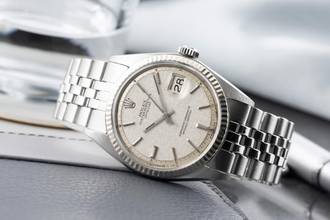 Thumbnail von Rolex Datejust 36 Silver Linen Sigma Dial Stahl / Weissgold Automatik Ref. 1603