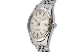 Thumbnail von Rolex Datejust 36 Silver Linen Sigma Dial Stahl / Weissgold Automatik Ref. 1603