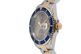 Thumbnail von Rolex Submariner Date Sultan Diamond Dial Edelstahl / Gold Ref. 16613 B&P 2008