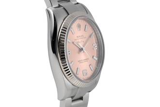 Thumbnail von Rolex Air King 34 Salmon Dial 369 Stahl Weissgold Automatik Ref. 114234 V-Serie