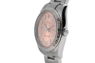 Thumbnail von Rolex Air King 34 Salmon Dial 369 Stahl Weissgold Automatik Ref. 114234 V-Serie