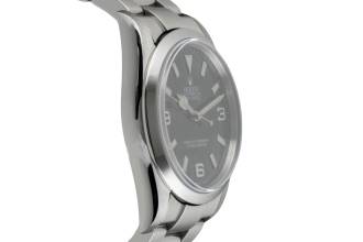 Thumbnail von Rolex Explorer 36 Black Dial Oyster Stahl Automatik Ref. 114270 Papiere 2004