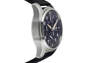 Thumbnail von IWC Fliegeruhr Spitfire Chronograph Pilot Spitfire Chronograph Automatik Edelstahl Ref. IW387903 Papiere