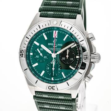  Breitling Chronomat B01 42 Green – AB0134101L2S1 – NEW & Unworn – 06/2026 Full Set 