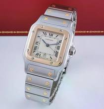  Cartier Santos Galbée mit Servicebox 