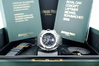 Thumbnail von Audemars Piguet Royal Oak Concept Laptimer Michael Schumacher - Carbon - 44MM - Limited To 221 Pcs - Additional Strap - 26221FT.OO.D002CA.01 2016
